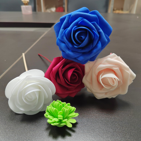 Fashion PE Foam Flower Diffuser Scented Rattan Reed Humidifier Diffuser
