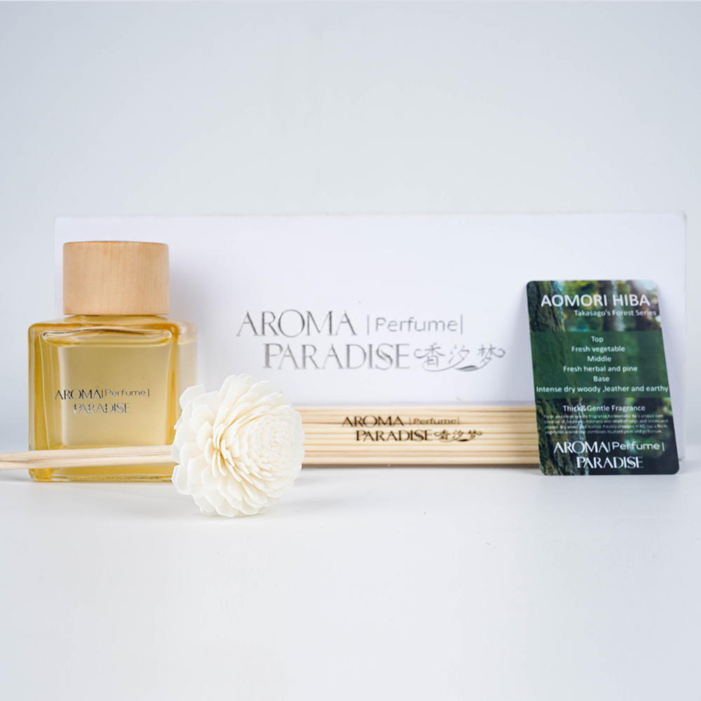 Hot Selling Aroma Essenrial Oil Diffuser Room Perfume Diffuser Rattan Sticks Diffuser Gift Set