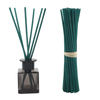 Indonesia Car Home Fragrance Perfume Absorb Wood Aroma Logo Diffuser Stock 50cm Nature Green Color Reed Rattan Stick