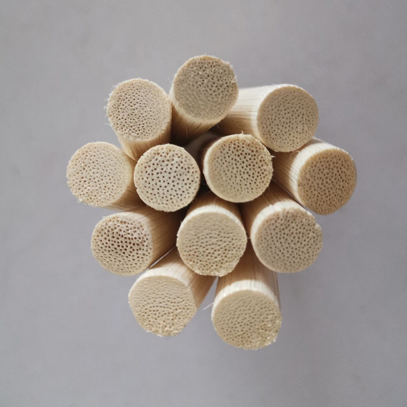 Manufactuer 15mm Black Round Rattan Reed Diffuser Refill Stick Incense Essential Oil Aroma Perfume Sticks for Home Reed Diffuser Air Refreshment