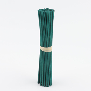 Indonesia Car Home Fragrance Perfume Absorb Wood Aroma Logo Diffuser Stock 50cm Nature Green Color Reed Rattan Stick