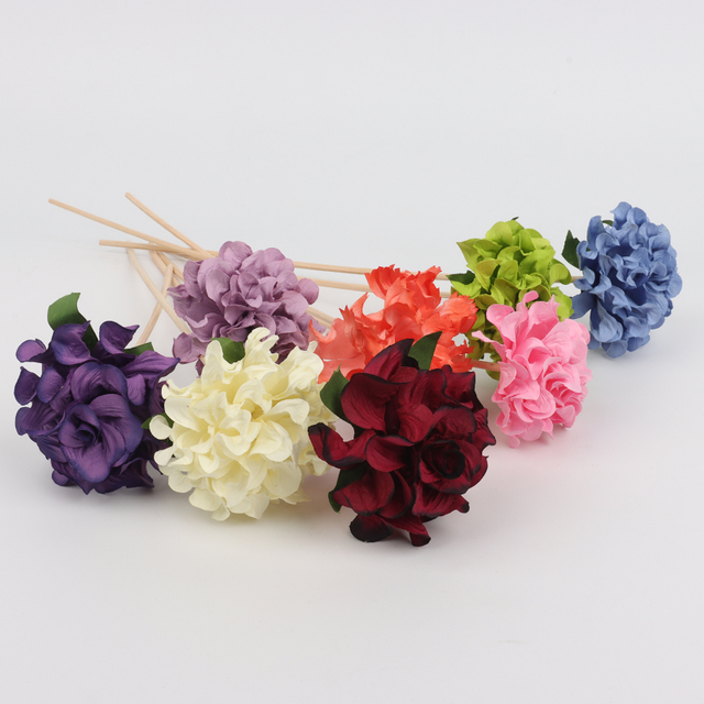 Handmade Colorful Diffuser Paper Flowers for Decoration