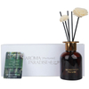 Free Sample Luxury Home Decor New Perfume Fragrance Fibre Stick Black Fireless Glass Aroma Reed Diffuser