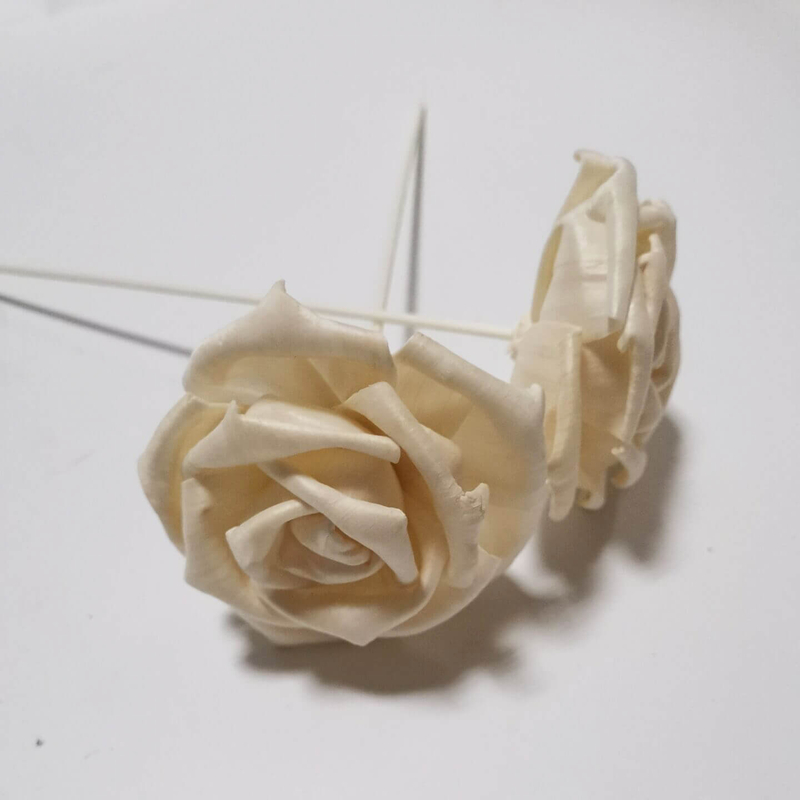 Decorative Dried Diffuser Sola Flowers With Cotton String