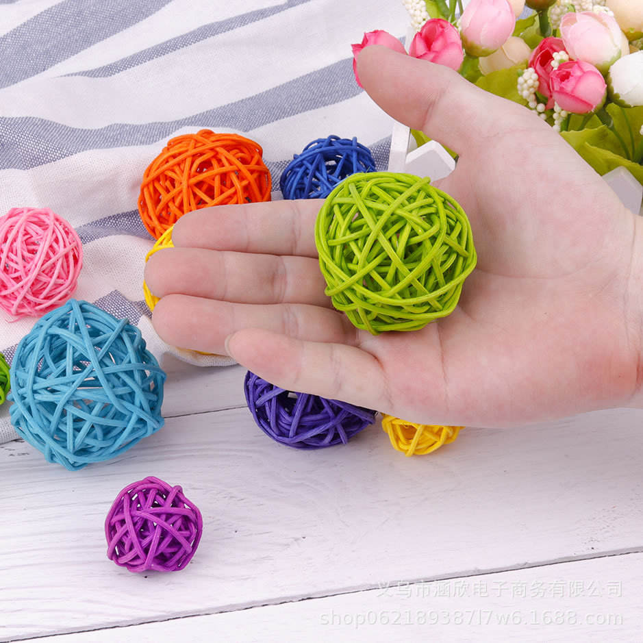 5cm Factory Offered Perfume Absorb Incense Diffuser Rattan Ball