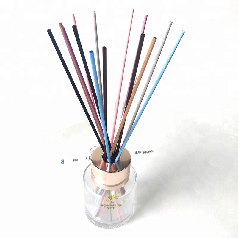 2mm-10mm Multi-Colors Aroma Reed Synthetic Diffuser Colorful Fiber Sticks for Freshener