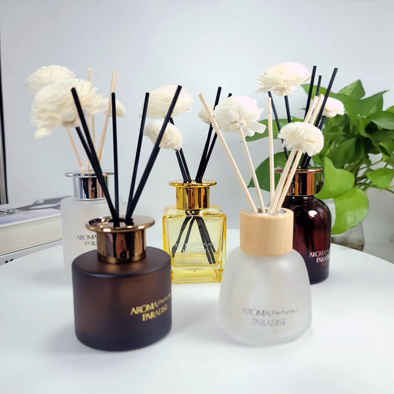 Best Selling Home Hotel Lobby Use Aroma Scented Essential Oil Fragrance Rattan Sticks Reed Diffuser with Rattan Sticks