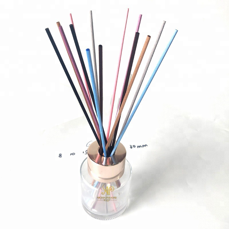Source Factory White Black Log Color Perfume Diffuser Sticks, Reed Diffuser Fiber Volatilization Sticks, Fragrance Absorbent Cotton Sticks