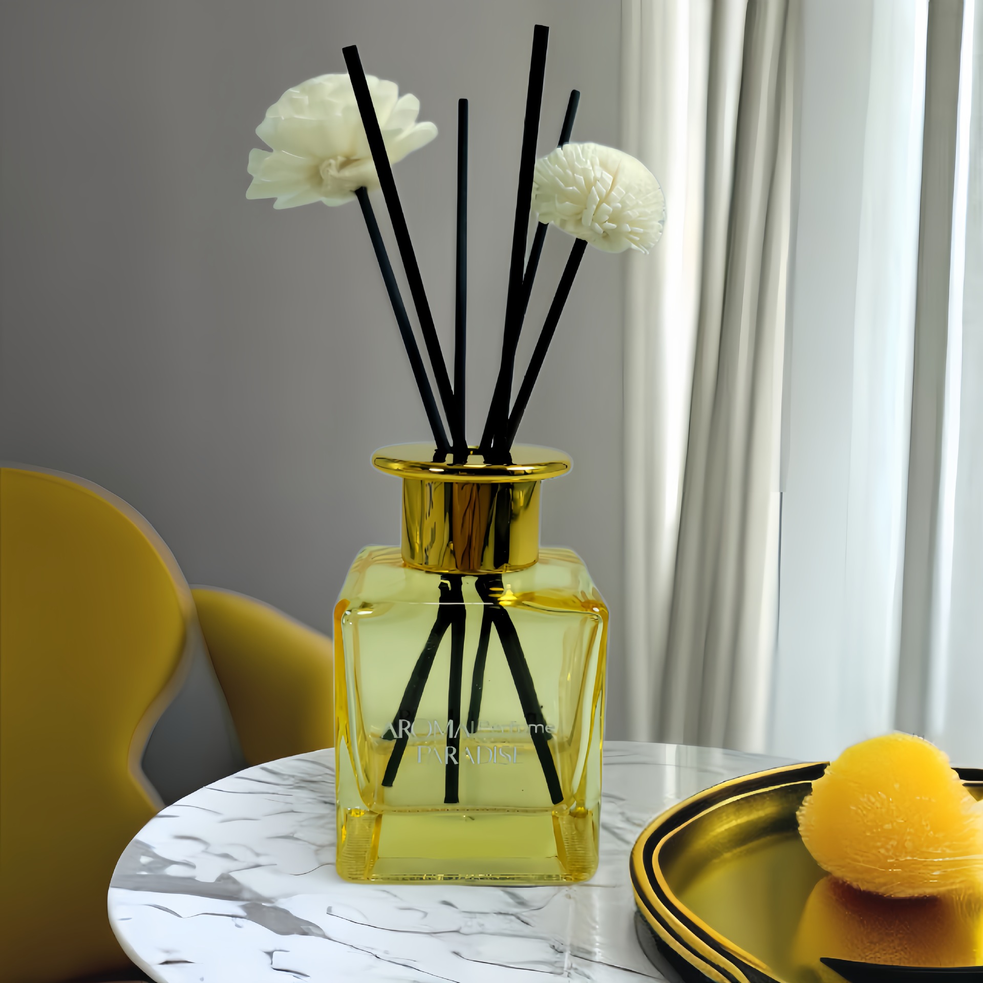 Cross-border Home & Hotel Reed Diffuser Set, Long Lasting Fragrance Air Freshener Scent Essential Oil Kit