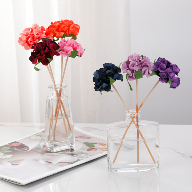 Colorful Fragrance Paper Flowers, Handmade Artificial Scent Absorbing Flowers, Reed Diffuser Ornament Accessories, Diffuser Paper Flower Stems